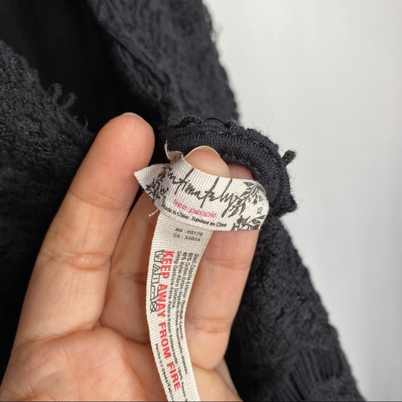 Free People Daydream Lace Mini Dress in Black - Picture 6 of 10